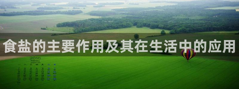 威九国际游戏入口：食盐的主要作用及其在生活中的应用